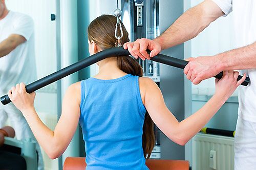 Gerätegestützte Krankengymnastik Physiotherapie Keller