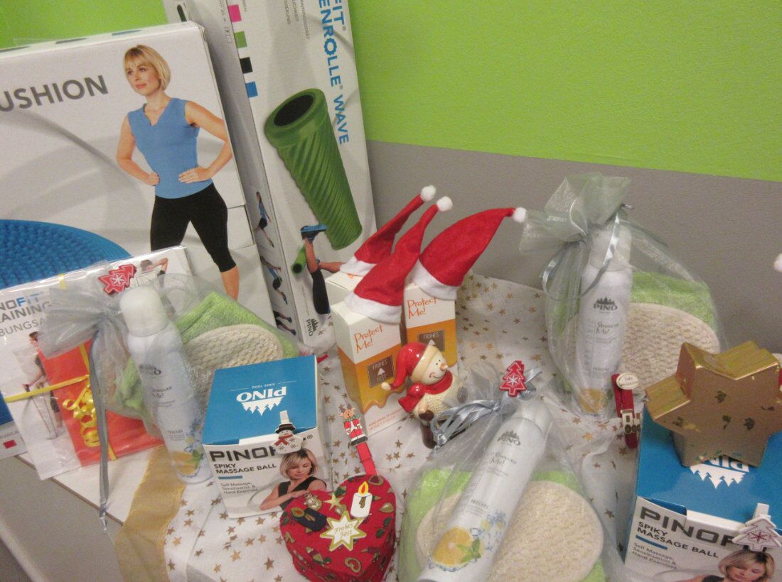 Weihnachtsgeschenke Gesundheit Physiotherapie-Praxis Keller