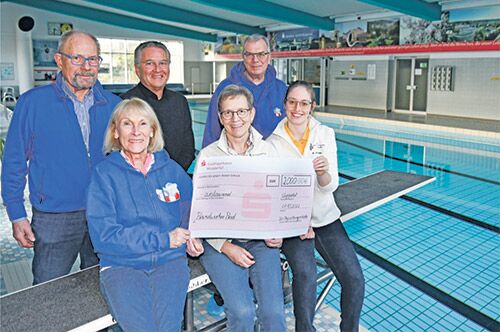Physiotherapie Keller Uhlemeyer Spende für Bandwirker-Bad