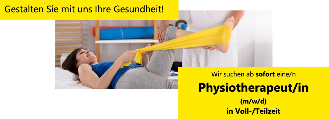 Stellenangebot Physiotherapeut/in Physiotherapie Keller Uhlemeyer